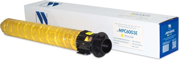 Картридж NV Print MP C6003E 841854 (NV-MPC6003EY) Yellow для Ricoh MPC6004/ MPC6003/ MPC5504/ MPC5503/ MPC4504/ MPC4503, желтый, 22500 стр.