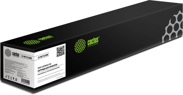 Картридж Cactus 006R01517 (CS-WC7525BK) Black для Xerox WorkCentre 7525/ 7530/ 7535/ 7545/ 7556, чёрный, 26000 стр.