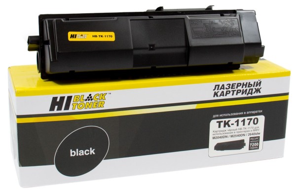 Картридж Hi-Black TK-1170 (HB-TK-1170) (с чипом) для Kyocera ECOSYS M2040/ M2540/ M2640, чёрный, 7200 стр.