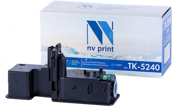 Картридж NVP совместимый Kyocera TK-5240 Cyan для ECOSYS P5026cdn/ P5026cdw/ M5526cdn/ M5526cdw  (3000k)
