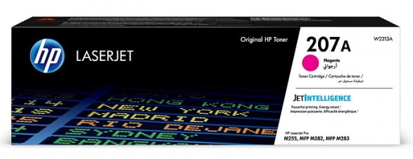 Картридж HP W2213A (207A) оригинальный для принтера HP Color LaserJet M255/ MFP M282/ M283, magenta, 1250 страниц