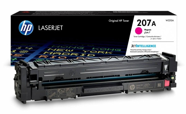 Картридж HP W2213A (207A) Magenta оригинальный для HP Color LaserJet Pro M255/ MFP M282/ M283, пурпурный, 1250 страниц