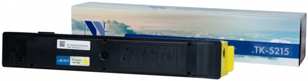Картридж NV Print TK-5215 Желтый для принтеров Kyocera 406ci, 15000 страниц