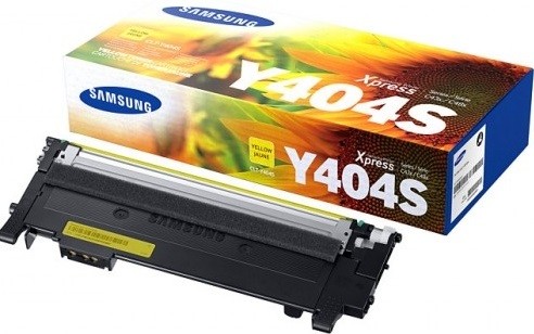 Картридж Samsung CLT-Y404S (SU452A) оригинальный для принтера Samsung SL-C430/ C430W/ C480/ C480W/ C480FW желтый,(1000 стр.)