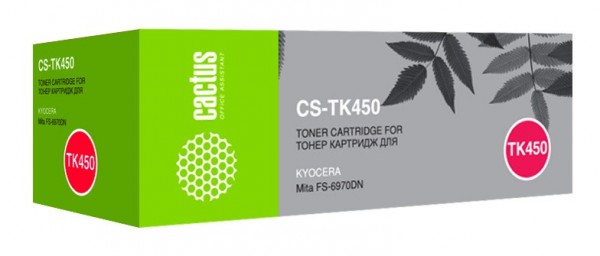 Картридж Cactus TK-450 (CS-TK450) для Kyocera FS-6970DN, 15000 стр.