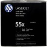 Картридж HP CE255XD (55X) оригинальный для HP LaserJet P3010/ P3015d/ P3015dn/ P3015n/ P3015x, увеличенный, двойная упаковка, 2*12500 страниц