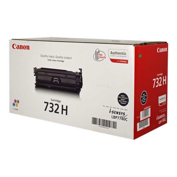 Canon 732HBk 6264B002 оригинальный картридж для принтера Canon LBP7780Cx black увеличенный 12000 страниц